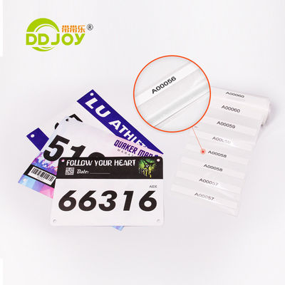 DDJOY Corse de course à pied Bibs Grand nombre et épingles de sécurité incluses pour les épreuves de course de marathon