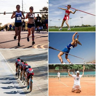 DDJOY Corse de course à pied Bibs Grand nombre et épingles de sécurité incluses pour les épreuves de course de marathon