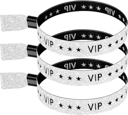 Bracelet RFID polyester/cordon confortable et sécurisé pour les événements de festival de concert