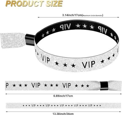 Bracelet RFID polyester/cordon confortable et sécurisé pour les événements de festival de concert