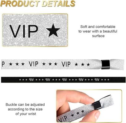 Bracelet RFID polyester/cordon confortable et sécurisé pour les événements de festival de concert