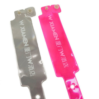Bracelets en PVC de 250*25 mm pour une identification facile lors d'événements et de festivals