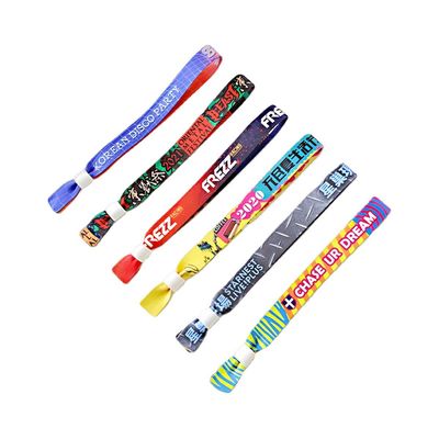 Bracelet jetable imprimé à une ou deux faces pour des événements de concert, de fête ou de festival