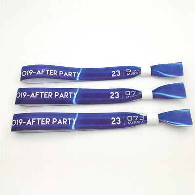 Bracelet jetable imprimé à une ou deux faces pour des événements de concert, de fête ou de festival