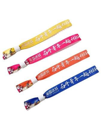 Bracelet jetable imprimé à une ou deux faces pour des événements de concert, de fête ou de festival