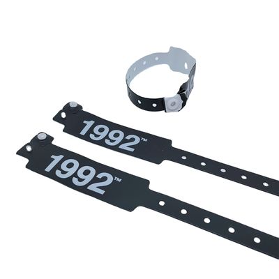 Bracelets à poignet à la mode pour les événements et les festivals en PVC/vinyle bleu