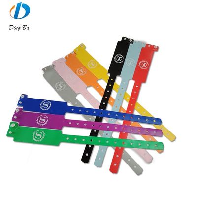 Poignet d'identification en PVC/vinyle imprimé sur mesure pour l'identification des événements