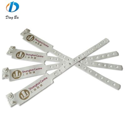 Poignet d'identification en PVC/vinyle imprimé sur mesure pour l'identification des événements