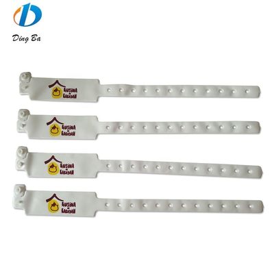 Poignet d'identification en PVC/vinyle imprimé sur mesure pour l'identification des événements