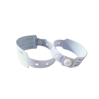 Identifiant d'hôpital sans effort PVC RFID bracelet pour bébé pour une identification fluide du patient