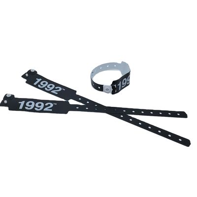 Logo personnalisé Bracelets de bracelet PVC/Vinyl pour les événements Festival 250*25mm/250*16mm