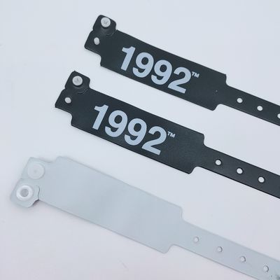 Logo personnalisé Bracelets de bracelet PVC/Vinyl pour les événements Festival 250*25mm/250*16mm