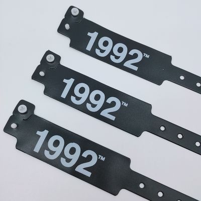 Logo personnalisé Bracelets de bracelet PVC/Vinyl pour les événements Festival 250*25mm/250*16mm