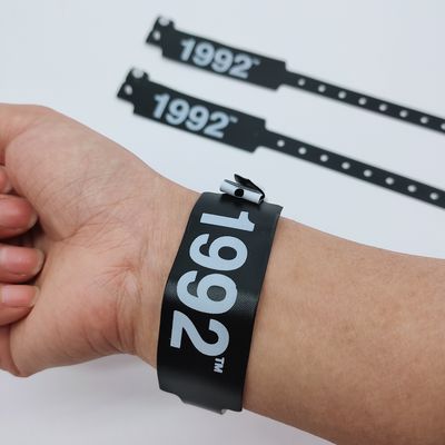 Logo personnalisé Bracelets de bracelet PVC/Vinyl pour les événements Festival 250*25mm/250*16mm