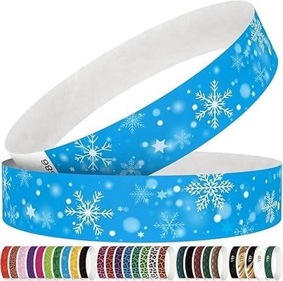 Bracelet Tyvek jetable pour événements Code QR personnalisé
