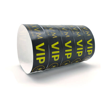 Bracelet Tyvek jetable pour événements Code QR personnalisé