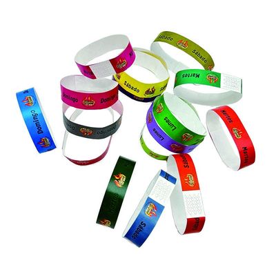 Bracelet Tyvek jetable pour événements Code QR personnalisé