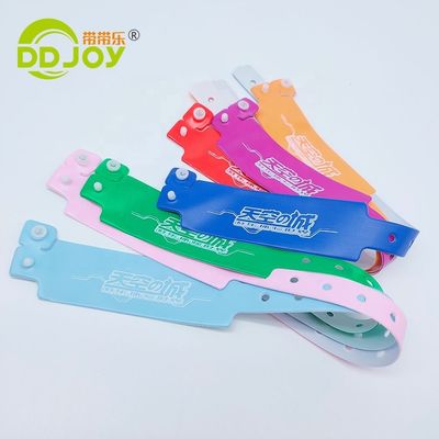 DDjoy Festival Événements Impression personnalisée de bracelet en vinyle PVC plastique pour l'entrée VIP