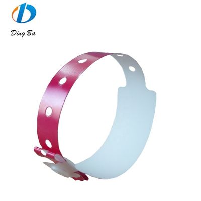 Logo personnalisé Bracelets en plastique Colorier Jaune Rouge Blanc Bleu Bracelet composite