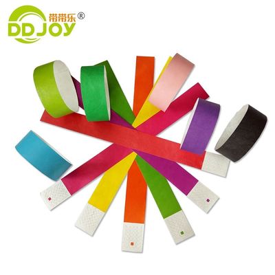 Impression en soie couleur 100PCS TWR25 Bracelets en papier pour événements et festivals sur mesure