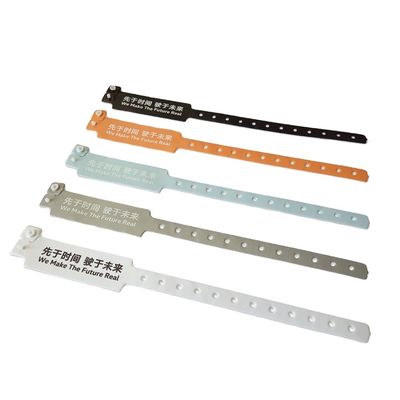 Activité promotionnelle Bracelets en vinyle PVC sur mesure Impression monochrome pour les événements Fête