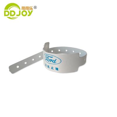 Activité promotionnelle Bracelets en vinyle PVC sur mesure Impression monochrome pour les événements Fête