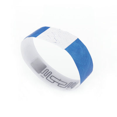 Logo personnalisé imprimé Tyvek Bracelets RFID avec fonction NFC Le choix ultime du détaillant