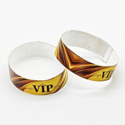 Logo personnalisé imprimé Tyvek Bracelets RFID avec fonction NFC Le choix ultime du détaillant