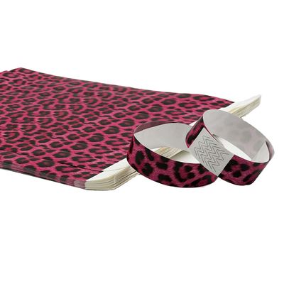Bracelet d'événement de divertissement sur mesure avec billet d'entrée imprimé DuPont Design