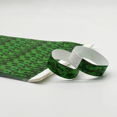 Bracelet d'événement de divertissement sur mesure avec billet d'entrée imprimé DuPont Design