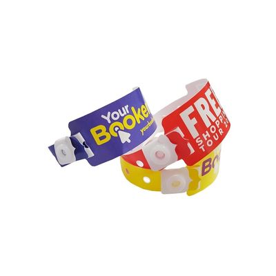 Main Stone Plastic Bracelet en papier synthétique violet pour les événements personnalisés Festival