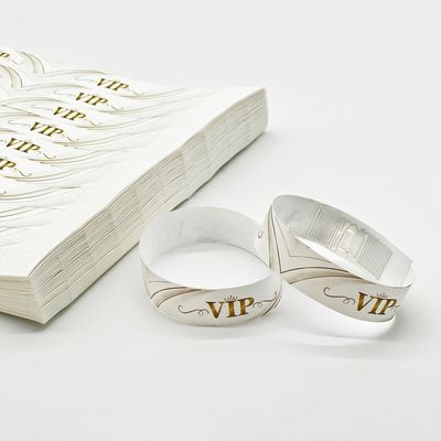 Fournitures de fête d'événement Bracelet en papier étanche avec fonction NFC et RFID