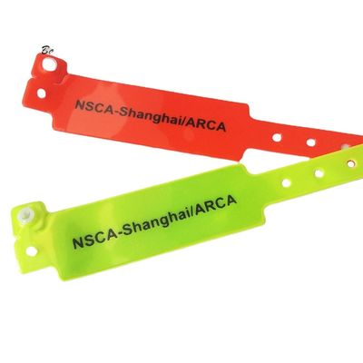 Options d'impression Impression monochrome/double couleur/couleur pour les bracelets à autocollants RFID