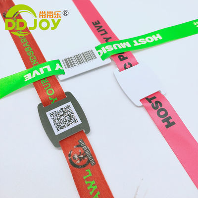 Bracelet jetable confortable personnalisé pour le contrôle d'accès personnalisé à l'événement