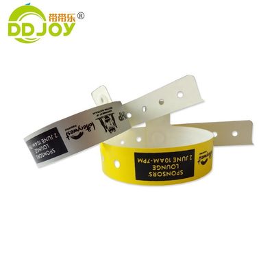 Billets d'événements pour enfants Bracelet en papier à usage unique en matériau composite