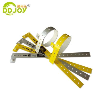 Billets d'événements pour enfants Bracelet en papier à usage unique en matériau composite