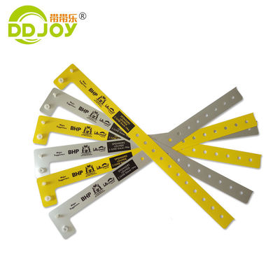 Billets d'événements pour enfants Bracelet en papier à usage unique en matériau composite