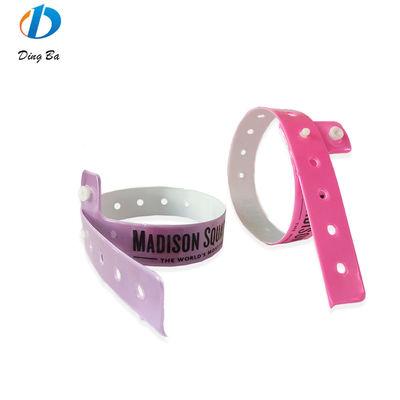 250*25mm/250*16mm Bracelet en vinyle rouge en PVC