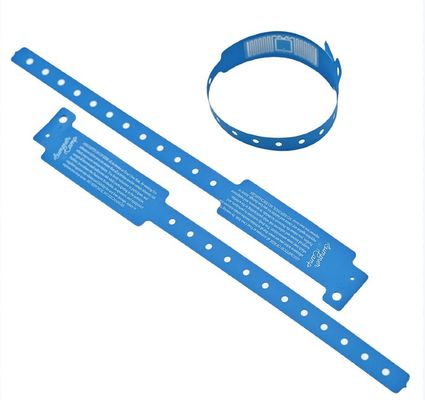 Des bracelets en papier d'impression thermique RFID de taille personnalisée pour la reconnaissance de puces médicales