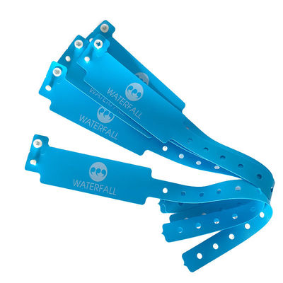 Bracelets en vinyle en PVC doux imperméable à l'eau pour événements / festivals de Stylish