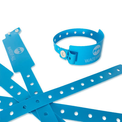 Bracelets en vinyle en PVC doux imperméable à l'eau pour événements / festivals de Stylish