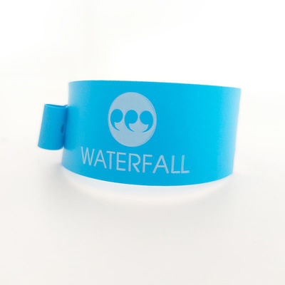 Bracelets en vinyle en PVC doux imperméable à l'eau pour événements / festivals de Stylish