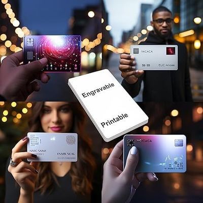 RFID personnalisé 125KHZ T5577 EM4305 13.56MHZ Cartes clés composites réécrivables