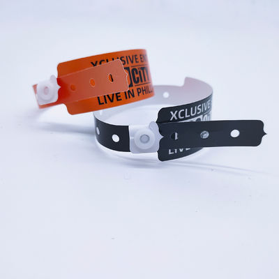 Des bracelets en vinyle en forme de L imperméables DDJOY personnalisés une fois pour les événements de festival 250*16mm