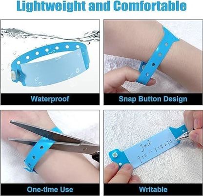 Des bracelets en vinyle PVC personnalisés anti-perte pour les événements et les festivals