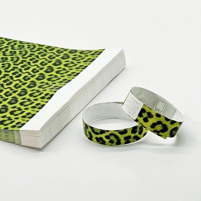 Fournitures de fête d'événement Logo personnalisé Imprimé Tyvek Bracelets RFID avec fonction NFC