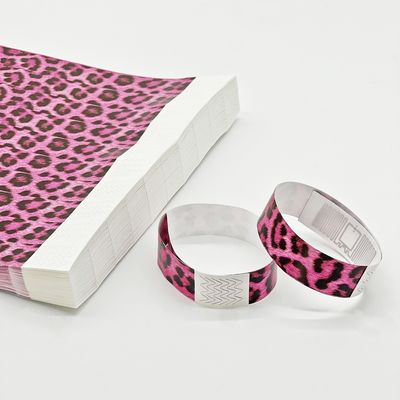 Fournitures de fête d'événement Logo personnalisé Imprimé Tyvek Bracelets RFID avec fonction NFC