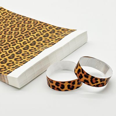 Fournitures de fête d'événement Logo personnalisé Imprimé Tyvek Bracelets RFID avec fonction NFC