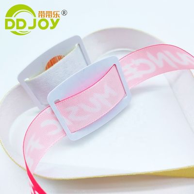 Contrôle d'accès Événements personnalisés Billet Bracelet RFID tissé Tissu Bracelet NFC Taille régulière 350*15mm
