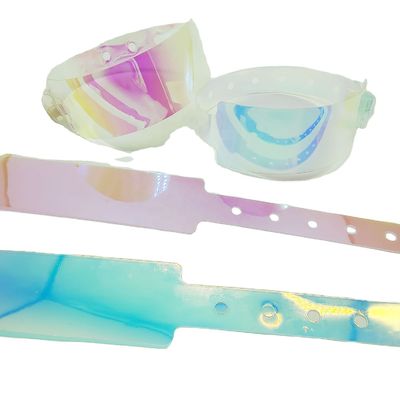 Favori de la fête Bracelet de couleur coloré Gradient Bracelet de couleur personnalisé Bracelet en TPU pour événements Solution d'identification